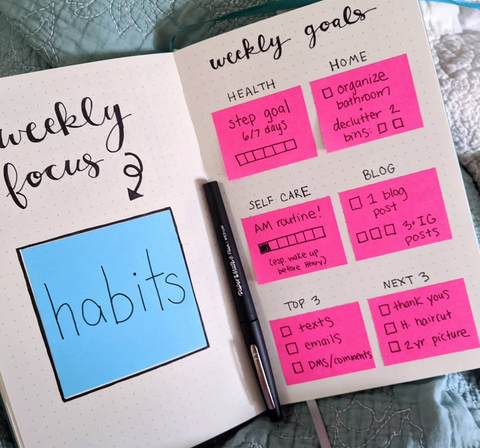 Using sticky notes in a bujo is a great hack.